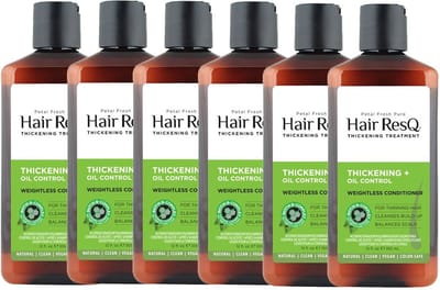 PETAL FRESH - Hair ResQ Conditioner Thickening + Oil Control - 6 Pak - Voordeelverpakking