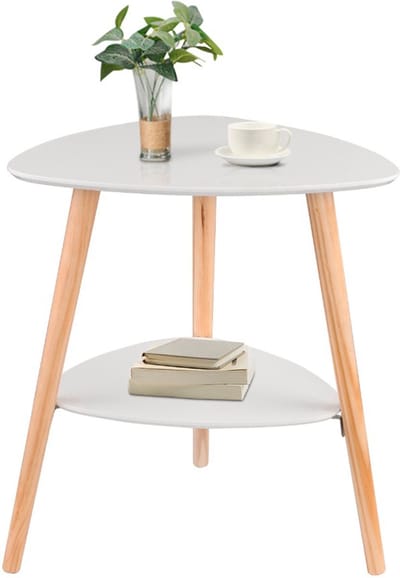 Bijzettafel 50x40x55cm - Modern, Nachtkastje en Driehoek - Voor Slaapkamer, Eetkamer, Woonkamer en Kantoor