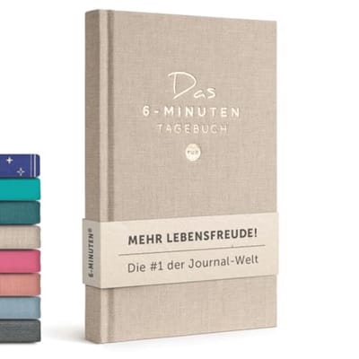 6-Minuten Dagboek voor Mindfulness, Geluk en Productiviteit - Eenvoudig en Effectief Dankbaarheidsjournal