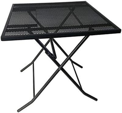 Metalen tuintafel - Opvouwbare tafel - Buiten eten - Stabiel ontwerp - 72 cm - Metaal
