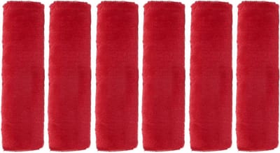 Gordelbeschermers - Schouderkussens - Comfortabel Rijden - Zachte Vezels - 6 stuks - Karmozijnrood