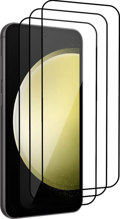 Screenprotector - Geschikt voor Samsung Galaxy S23 FE - 3 Stuks - Full Cover - Beschermglas - Gehard Glas - Tempered Glass - Screen Protector