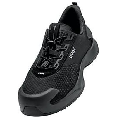 Veiligheidsschoenen Uvex 1 x-craft pro S1PL, unisex lage schoen, EN ISO 20345:2022 + A1:2024, antistatisch, antislip, zwart, wijdte 11, maat 38