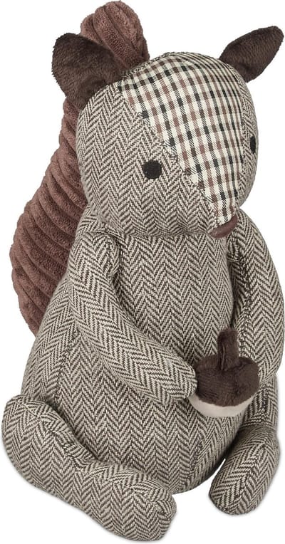 Stof Zand Eekhoorn Deurstopper Zwaar HBD 26x17x22 cm - Bruin