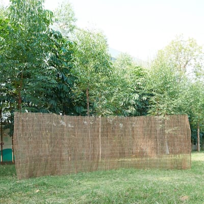 Natuurlijke Heidemat Schutting 500x100 cm | Privacy & Windscherm Tuin