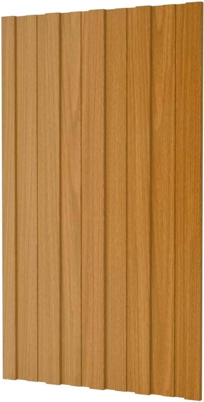 Dakpanelen Golfplaat - Dakplaten Schuur - Tijdelijke Structuren - Verzinkt Staal - 80 x 45 cm - Natuur