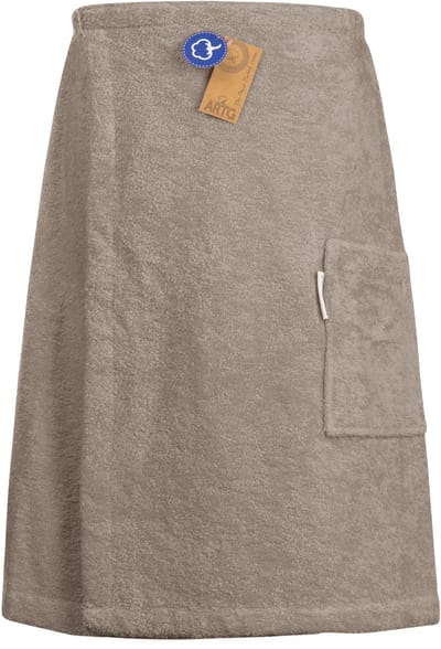 ARTG® Towelzz - Sauna Kilt - Heren - met klittenband - Cappuccino Bruin - (tot 170 cm heupomvang)