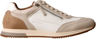 Laken lage sneakers met veters