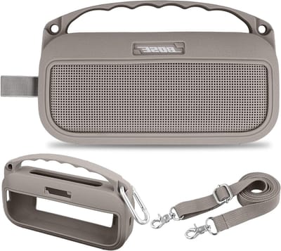 Zachte Siliconen Hoes Vervanging voor Bluetooth Draagbare Speaker - Bescherming, Schokbestendig, Stijlvol Ontwerp