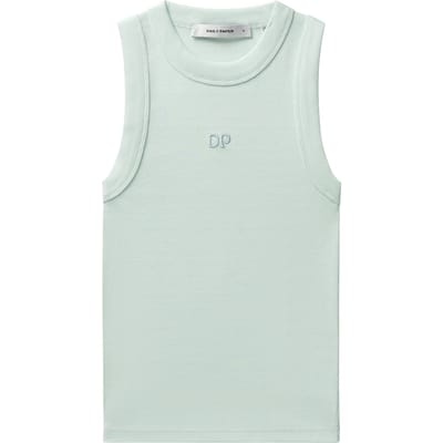 Daily Paper Unit Rib Top Saltwater Slide Blue Maat: XS | Mouwloze Tops Outlet | Unisex | Blauw