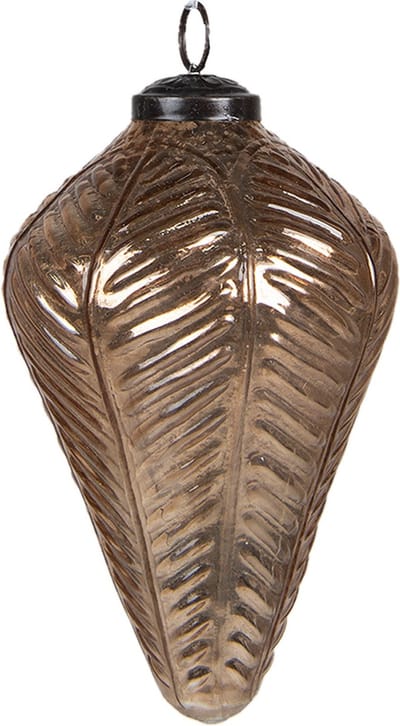Clayre & Eef Kerstbal XL Overig Ø 15 cm Goudkleurig Glas Kerstballen