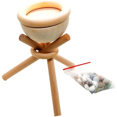 1set Huisgeur Houten Rek Essentiële Olie Diffuser Geurige Aroma Verspreidende Natuursteen Doe-het-zelf Huis Badkamer Mini Accessoires