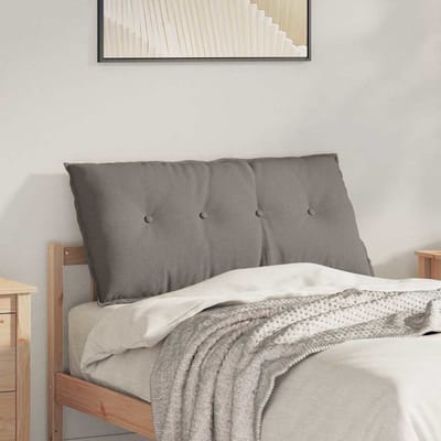 vidaXL - Rugkussen - Taupe - 200 - x - 19 - x - 50 - cm - Stof