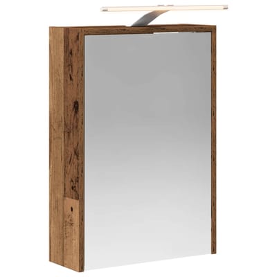vidaXL - Badkamerspiegelkast - Oudhout - 43 - x - 16 - x - 62.5 - cm - Bewerkt - hout