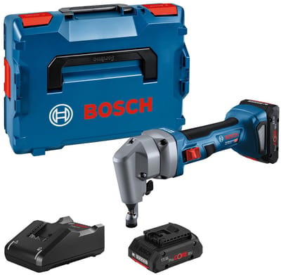 Bosch Professional GNA 18V-16 E Accu knabbelschaar 18V 4.0Ah in L-Boxx - 0601529601