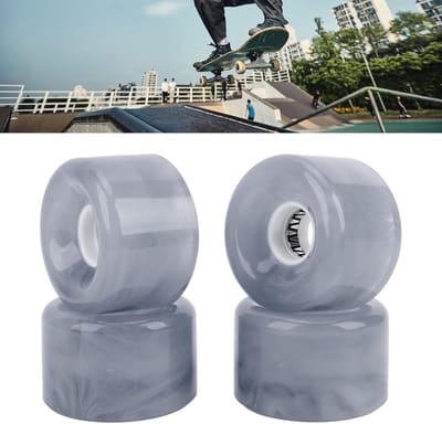 Hoogwaardige Skateboard Wielen 52mm 78A voor Tricks en Cruisen, Snelle en Glanzende Prestaties, Set van 4 Stuks