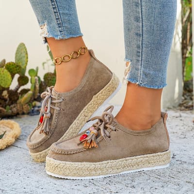 Dames Sneakers Zachte Zool Antislip Platte Schoenen Dames Nieuwe Stijl Casual Schoenen Lente Grote Maten Comfortabele Sneakers van Sport 42 brown