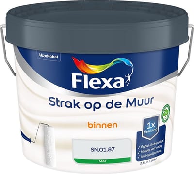 Flexa - Strak Op De Muur Binnen Mat - Sn.01.87 - Mengverf - 2,5 L