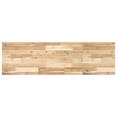 vidaXL - Wastafelblad - 120x40x2 - cm - onbehandeld - massief - acaciahout