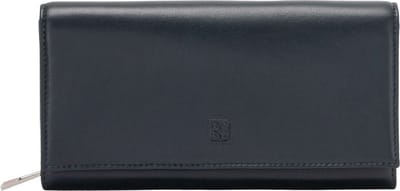 DuDu Madeira Portemonnee Leder 19 cm - Dames - Horizontaal - navy
