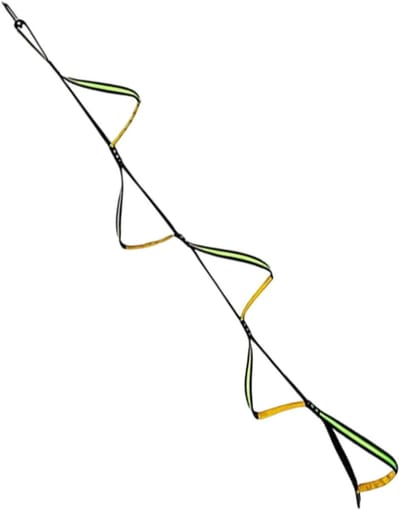 Marine touwladder - Instapladder boot - Veilig aan boord - Versterkte treden - 152 cm - Meerkleurig