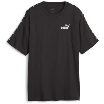 Puma Ess Tape T-shirt Met Korte Mouwen Zwart M Vrouw