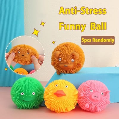Grappige Pop-ogen Stressbal Stuiterbal Sensorisch Speelgoed Anti-Stress Fidget Speelgoed Lichtgevende Ballen Voor Kinderen Volwassenen Verjaardagsfeest Cadeau