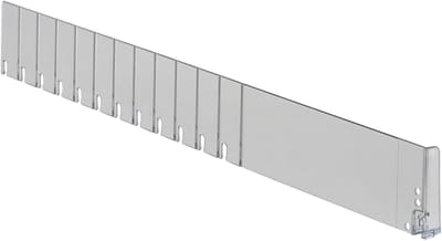 Breekbare Vakverdeler / Schapverdeler / Plank Scheidingsdelen - 6 cm hoog - Transparant - Type SV60-L