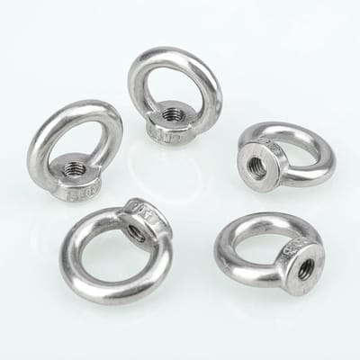 Ringmoeren M8 10 Stuks van RVS 304 - Duurzame Ringmoeren voor Tillen en Bevestigen van Accessoires