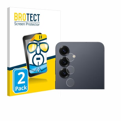 BROTECT - Screenprotector voor Samsung Galaxy S25 (ALLEEN Camera Lens) - Folie Beschermfolie transparant 2 Stuks