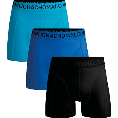 Muchachomalo Heren Boxershorts - 3 Pack - 95% Katoen - Ademend - Onderbroeken Heren - Normale Lengte