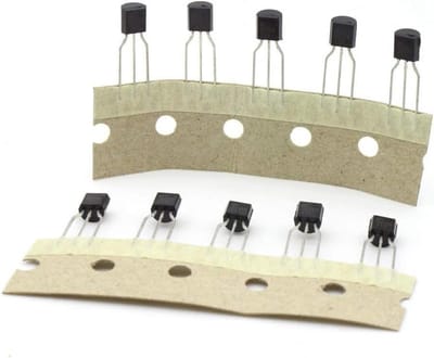 Transistor NPN - Elektronisch component - Elektronica projecten - TO-92 behuizing - 10 stuks - Niet gespecificeerd