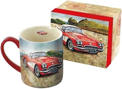 Vintage Autokop - Keramische Mok - Koffie Drinken - Magnetron Vaatwasserbestendig - 14 oz - Veelkleurig