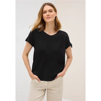 Blouse shirt met knoop