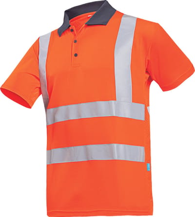 Sioen POLA high-vis polo-shirt 03040073 - HV Oranje - S