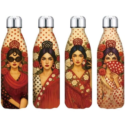 Beeldjes Signes Grimalt Flamenco Thermosfles Met Geschenkverpakking
