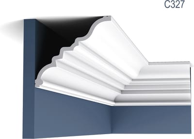 Kroonlijst Orac Decor C327 LUXXUS MANOIR Sierlijst Lijstwerk tijdeloos klassieke stijl wit 2 m