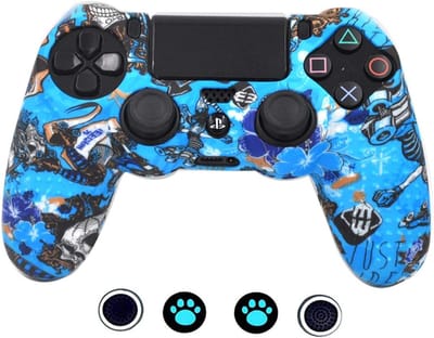 Controller Cover - Beschermhoes Siliconen - Gaming Bescherming - Verbeterde Grip - 16 x 8.9 x 1.5 cm - Blauw