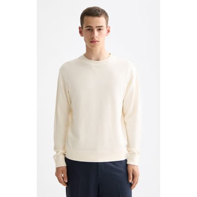 Scotch & Soda G/d Structured Sweatshirt Eggnog Taglia: S | Maglioni a maglia Outlet | Uomo