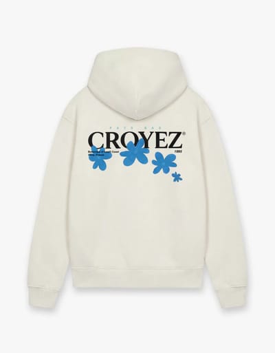 Croyez - Vest Off White Croyez Botanique Zip Hoodie Vest Off White Cra30026059