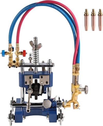 Pijpsnijmachine, Handmatig - voor 5-50.8 Mm Buizen - Verstelbaar 0°-45° - Met Ketting en 3 Punten - Draagbare Randsnijder