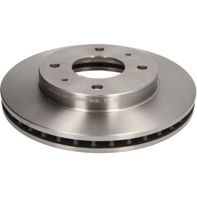 Remschijf BOSCH 0 986 478 531 voorkant, geventileerd, 1 Stuk