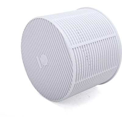 Panier d'écumoire de piscine de remplacement Construction ABS Poignée ergonomique pour un retrait facile des feuilles débris Convient pour Hayward blanc