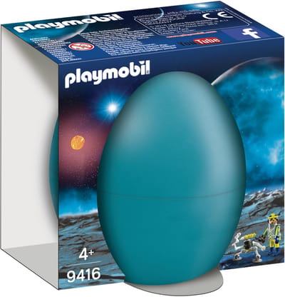 PLAYMOBIL Ruimte agent met robot - 9416