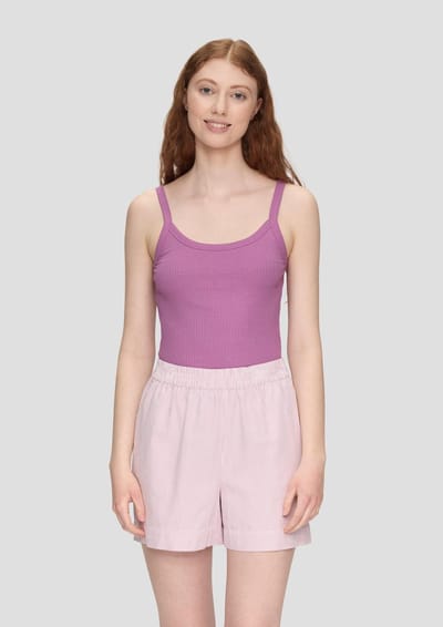Qs Women-T-shirt--4721 LILAC/PINK-Maat XL