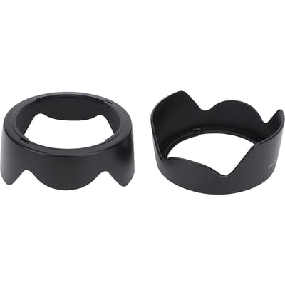 2 STUKS EW-83H Plastic Zwart Camera Mount Zonnekap Geschikt voor Canon EF 24-105mm f4L IS USM Lens black