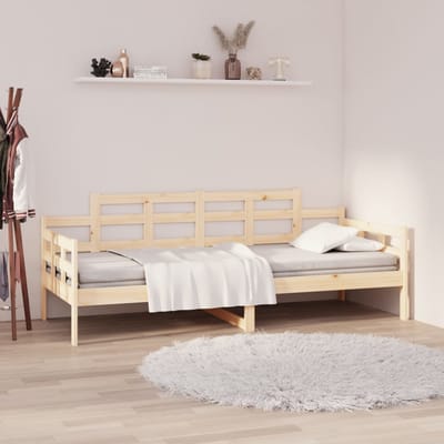 vidaXL - Slaapbank - 90x200 - cm - massief - grenenhout