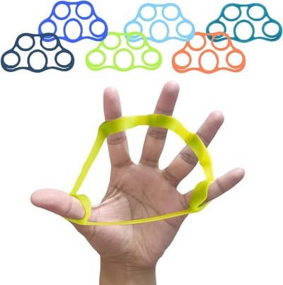 Vingerkracht Trainer voor Spierversterking, Handtraining en Klimtraining - 3 Intensiteitsniveaus (Set van 6)
