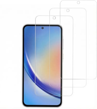 imoshion Bundel Screenprotector Gehard Glas 3 pack - Geschikt voor Samsung Galaxy A35 / A55 (5G)