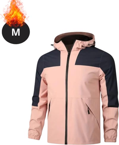 Bovista Windjas Voor Heren - Parka - Lente & Herfst - Jas - Volwassen - Windjack - Windbreaker - Rits - Roze - Maat M